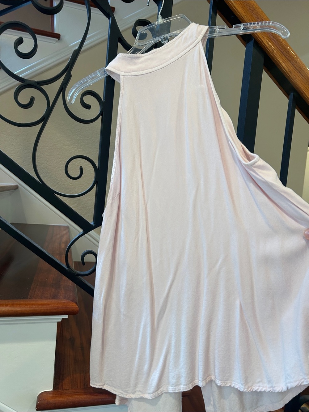 cloth & stone halter Swing Top in Light Pink Small
